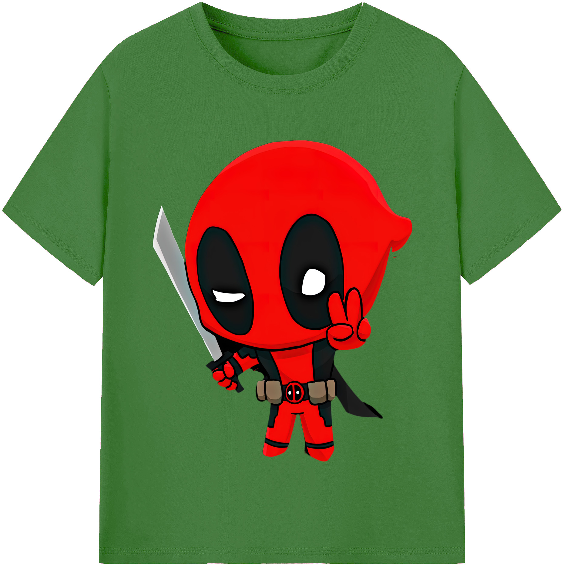 （画像用） Deadpool デッドプール レディースカジュアルプリントTシャツ（綿100％）